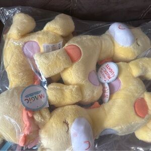 New set of 3 giraffe plush with music and lights